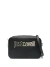 Just Cavalli Logo-lettering Cross Body Bag In Black