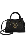 Just Cavalli Range Circle Mini Bag In Black