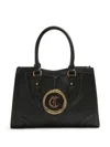 Just Cavalli Range Circle Mini Bag In Black