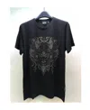Just Cavalli Beaded T-shirt With Round Neck In Black