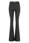 Just Cavalli Bell-bottom Pants In Black