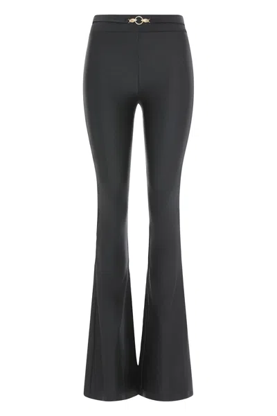 Just Cavalli Bell-bottom Pants In Black
