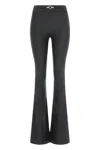 Just Cavalli Ring-detail Trousers In Black