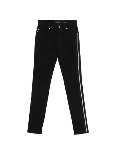 Just Cavalli Belt-loops Jeans In Black