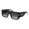 Just Cavalli Black Cellulose Acetate Sunglasses In Black
