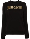 Just Cavalli Hoodie In Black