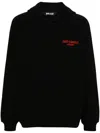 Just Cavalli Flocked-logo Cotton Hoodie