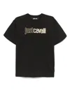 Just Cavalli Logo-print T-shirt In Black