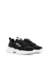 Just Cavalli Black Low Top Sneakers In Black