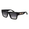 Just Cavalli Black Plastic Sunglasses In Black