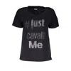 Just Cavalli Black Modal Women Top In Black