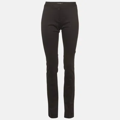 Pre-owned Just Cavalli Black Stretch Knit Pants M