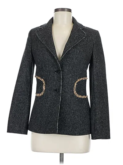 Pre-owned Just Cavalli Blazer Jacket In Gray