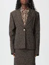 Just Cavalli Blazer  Woman Color Brown In Multi