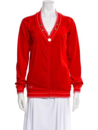 Pre-owned Just Cavalli Blazer W/ Tags In Red