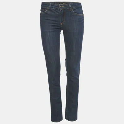Pre-owned Just Cavalli Blue Denim Skinny Jeans S Waist 27"