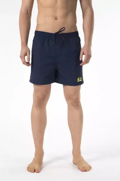 Just Cavalli Blue Nylon Men Swimwear Men's Short