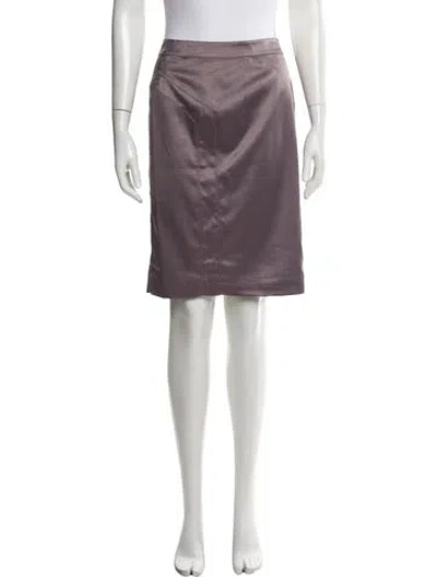 Pre-owned Just Cavalli Bow Accents Knee-length Skirt In Purple