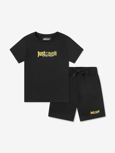 Just Cavalli Babies'  Boys Tesere Short Set In Black