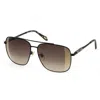 Just Cavalli Brown Gradient Mirror Gold Navigator Ladies Sunglasses Sjc030 305g 61