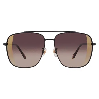 Just Cavalli Brown Gradient Mirror Gold Navigator Ladies Sunglasses Sjc030 305g 61 In Red