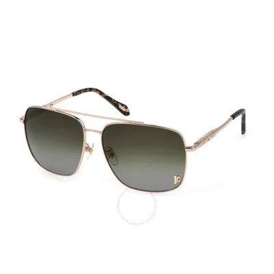 Just Cavalli Brown Gradient Navigator Unisex Sunglasses Sjc030 0493 61 In Grey