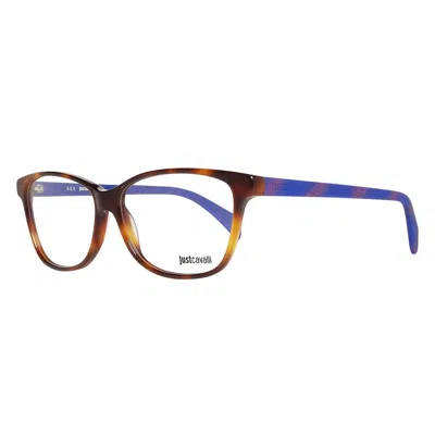 Just Cavalli Brown Plastic Frames In Purple