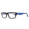 Just Cavalli Brown Plastic Frames In Blue