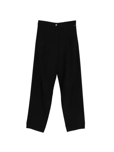 Just Cavalli Button-fastening Trousers In Black
