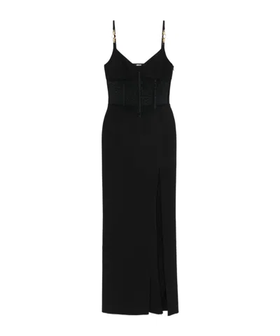 Just Cavalli Cady Midi Dress In Black