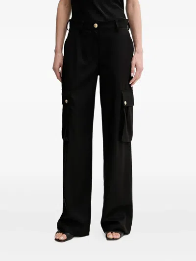 Just Cavalli Cargo Trousers In Black
