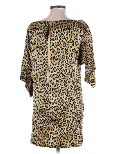 Pre-owned Just Cavalli Casual Dress In Brown