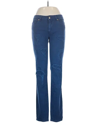 Pre-owned Just Cavalli Casual Pants In Blue