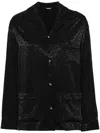 Just Cavalli Logo-jacquard Shirt In Black