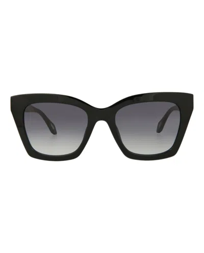 Just Cavalli Cat Eye-frame Acetate Sunglasses In Black