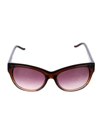 Pre-owned Just Cavalli Cat-eye Gradient Sunglasses In Black/blue
