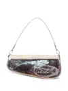 Just Cavalli Chain-strap Top-handle Shoulder Bag In Silver