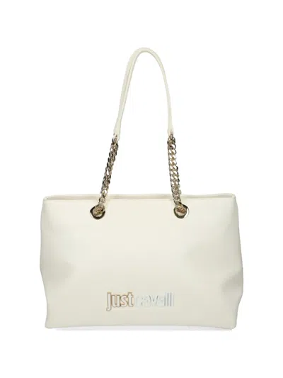 Just Cavalli Chain-strap Shoulder Bag In Neutral