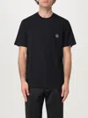 Just Cavalli Logo-patch Cotton T-shirt In Schwarz