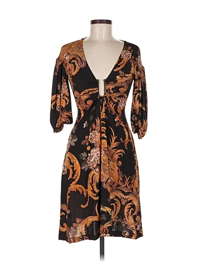 Pre-owned Just Cavalli Cocktail Dress In Black