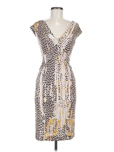 Pre-owned Just Cavalli Cocktail Dress In Brown