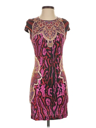 Pre-owned Just Cavalli Cocktail Dress In Red