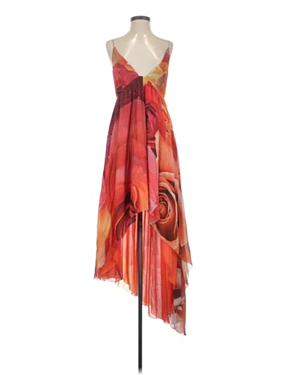 Pre-owned Just Cavalli Cocktail Dress In Red