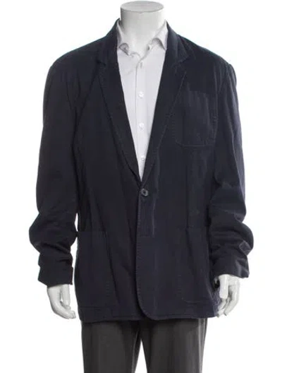 Pre-owned Just Cavalli Cotton Blazer In Blue
