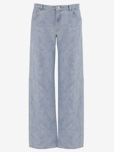 Just Cavalli Cotton Denim Jeans In Blue