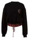 JUST CAVALLI COTTON SWEATSHIRT