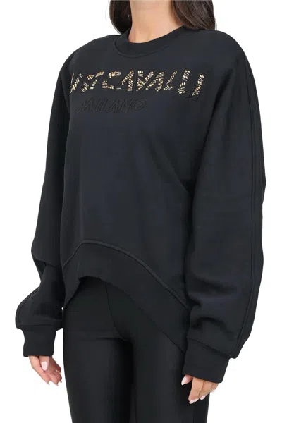 Just Cavalli Cotton Sweatshirt - Black