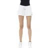 Just Cavalli White Cotton Short In White