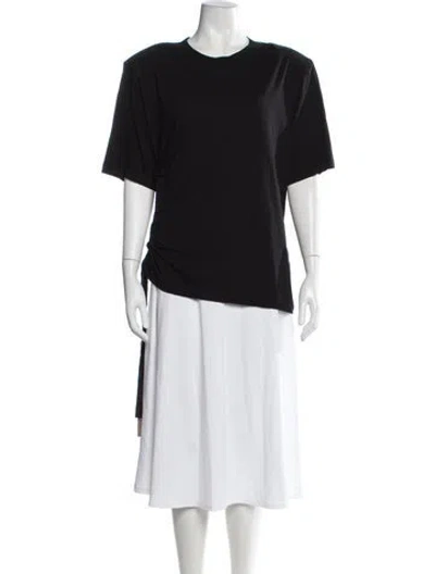 Pre-owned Just Cavalli Crew Neck Short Sleeve T-shirt In Black