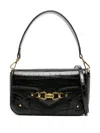 Just Cavalli Crocodile-embossed Tote Bag In Black